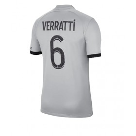 Herren Fußballbekleidung Paris Saint-Germain Marco Verratti #6 Auswärtstrikot 2022-23 Kurzarm